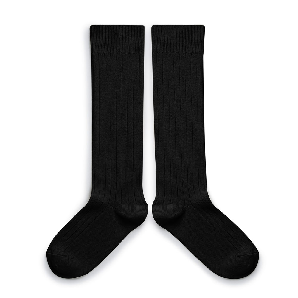 Collegien Knee High Socks Noir Charbon