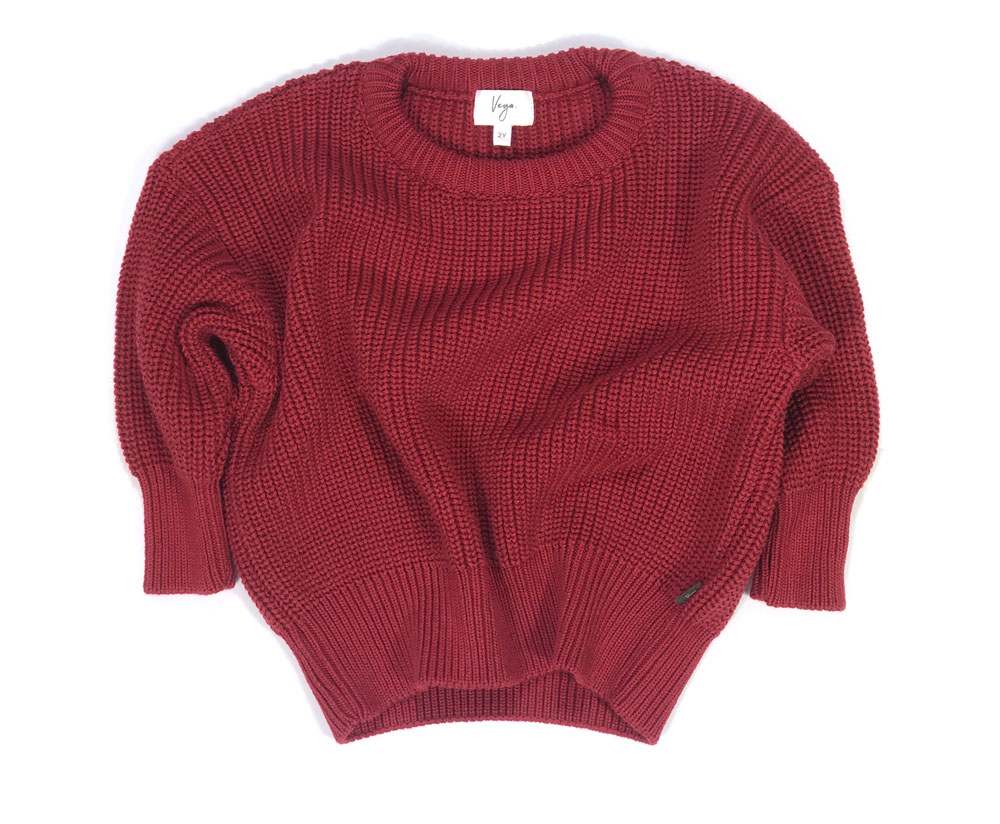 Vega Basics Cordero Sweater Scarlet