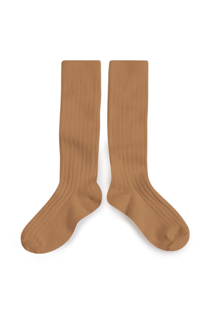Collegien Knee High Socks Caramel au Beurre_1