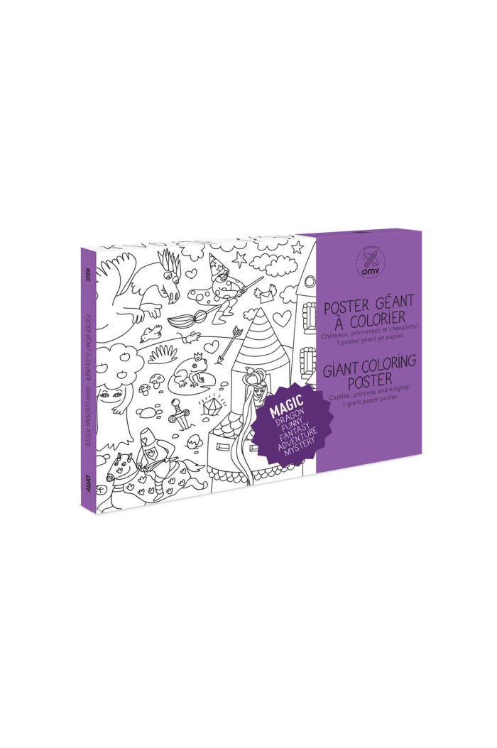 OMY Giant Coloring Poster Magic _1