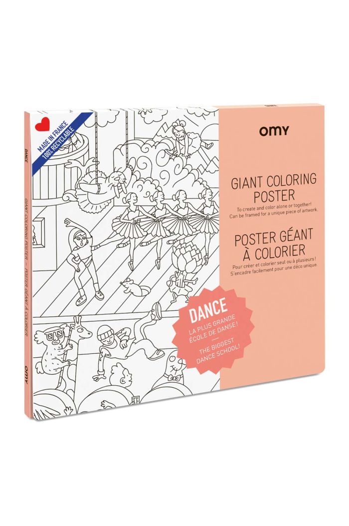 OMY Giant Coloring Poster Dance _1