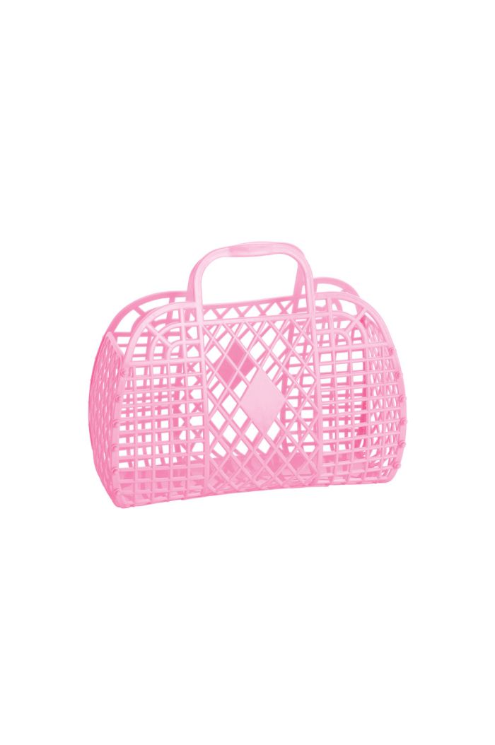 Sun Jellies Retro Basket Small Bubblegum Pink_1