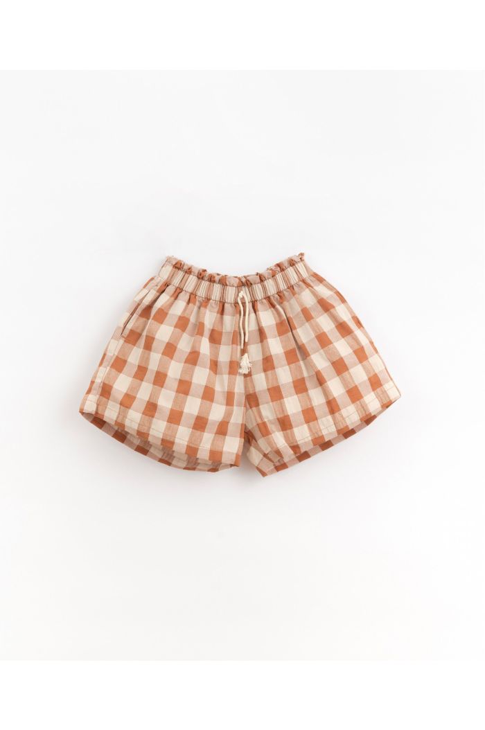 Play Up Vichy Woven Shorts Girls Scent_1