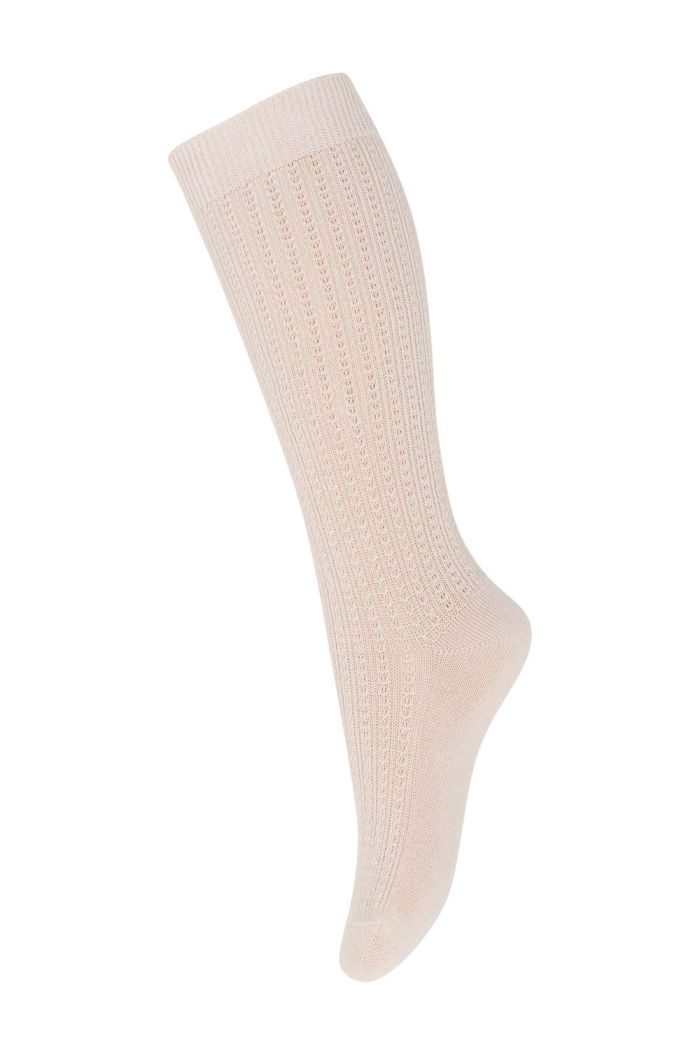 MP Denmark Inger knee socks 4109 Ecru_1