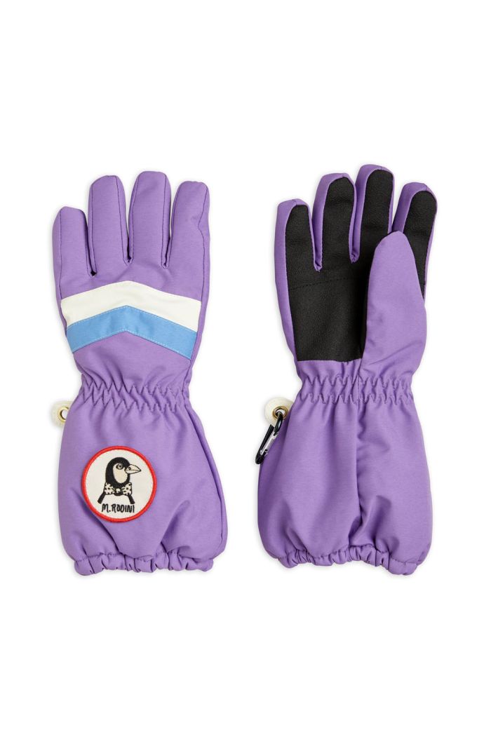 Mini Rodini Ski glove Purple_1