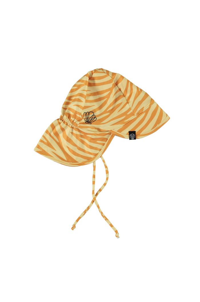Beach & Bandits Golden Tiger  (UPF50+) Hat  Golden Orange_1