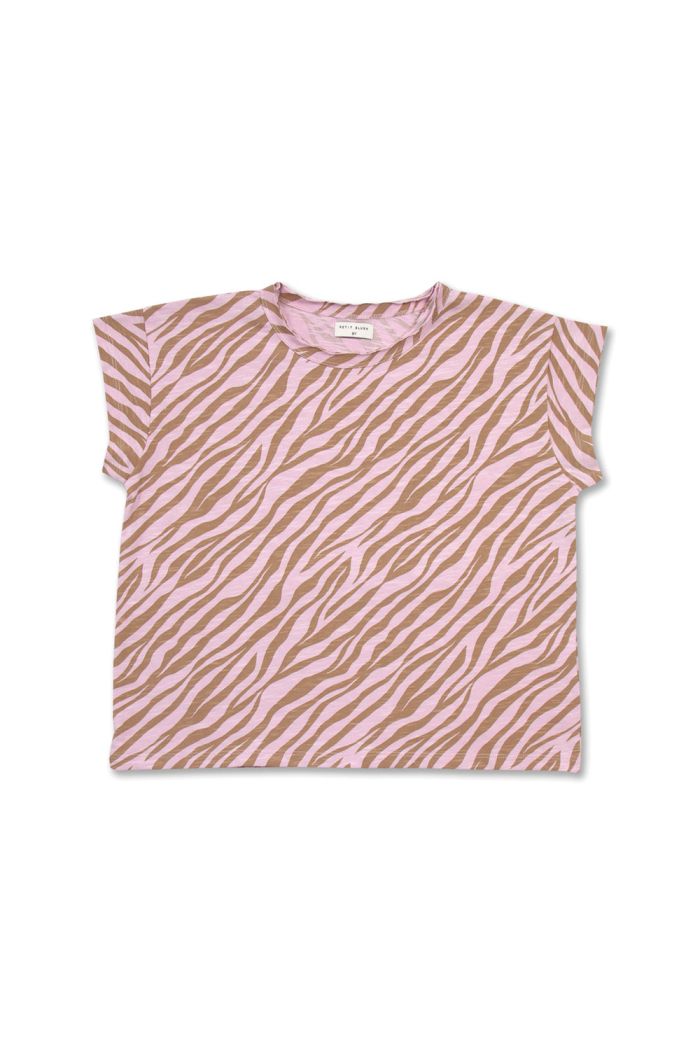 Petit Blush T-shirt Sebra All-over print_1