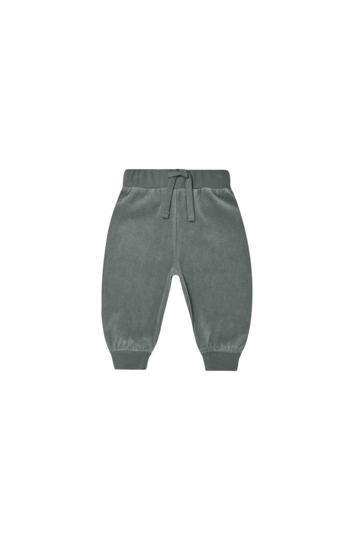 Quincy Mae Velour Relaxed Sweatpant Dusk_1