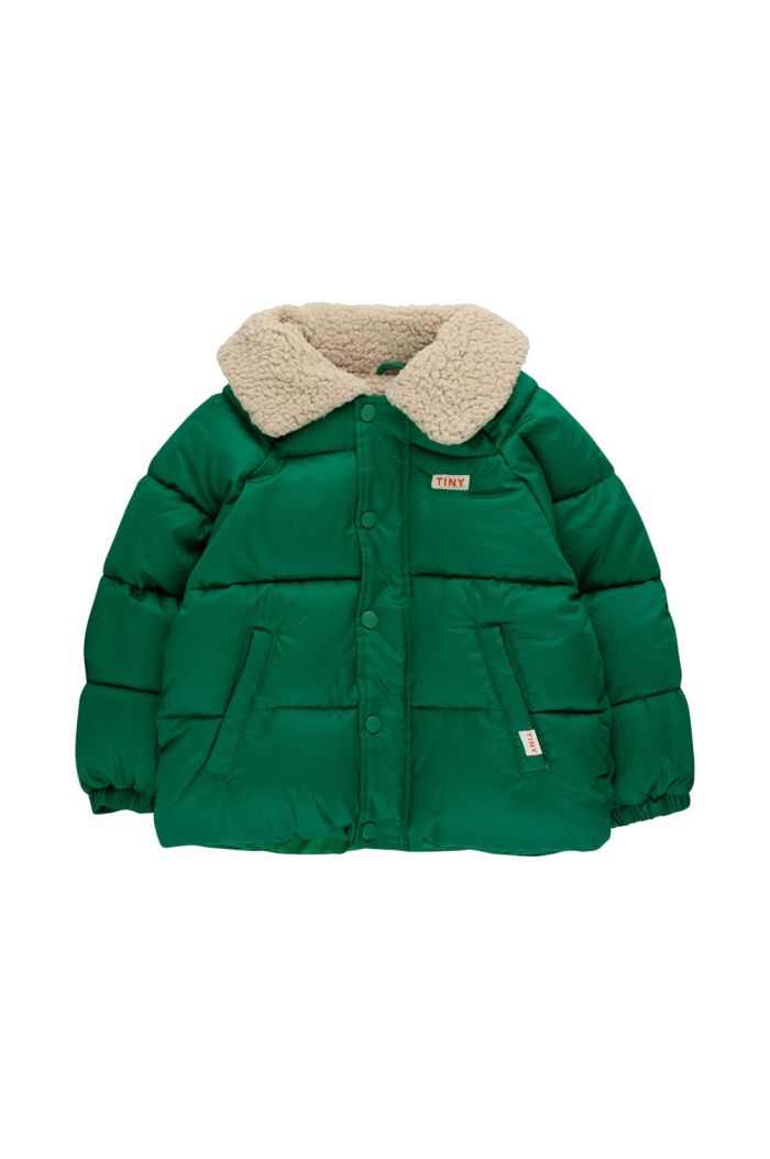 Tinycottons Solid Padded Jacket Grass Green_1