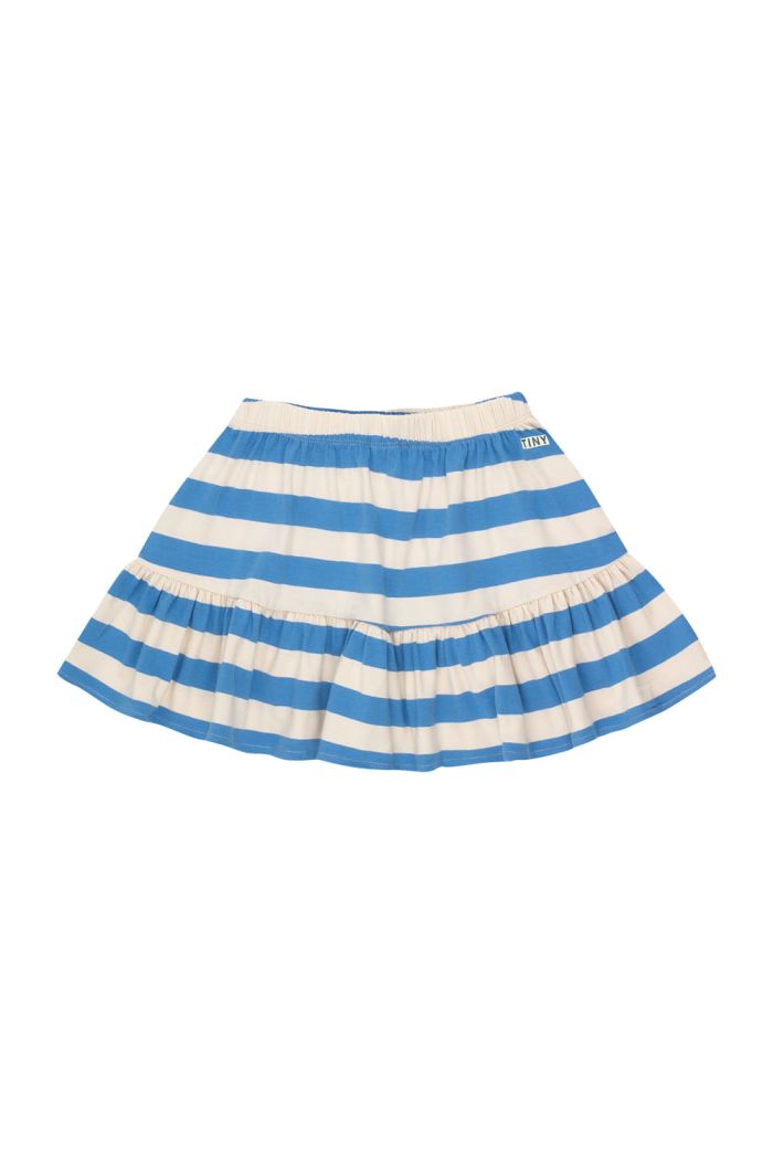 Tinycottons Stripes Skirt Light Cream/Azure_1