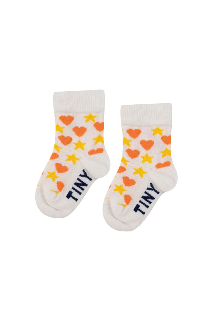 Tinycottons Hearts Stars Medium Socks off-white_1