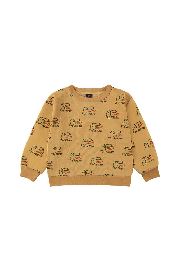Bonmot Sweatshirt all over toucan        Mustard_1