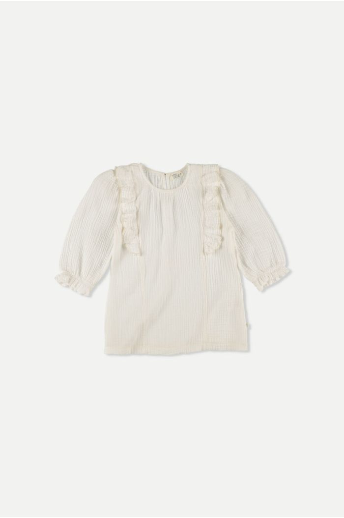 My Little Cozmo Soft gauze blouse Ivory_1