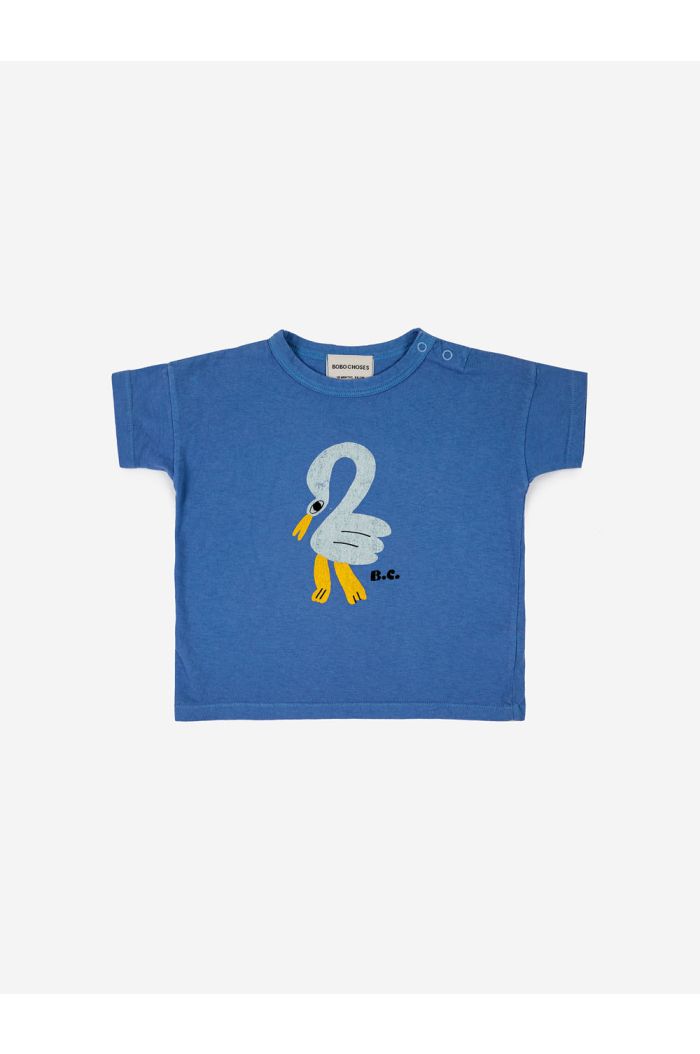 Bobo Choses Pelican T-shirt Baby Blue_1