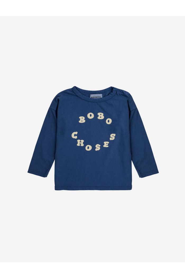 Bobo Choses Baby Bobo Choses Circle T-shirt Navy Blue_1