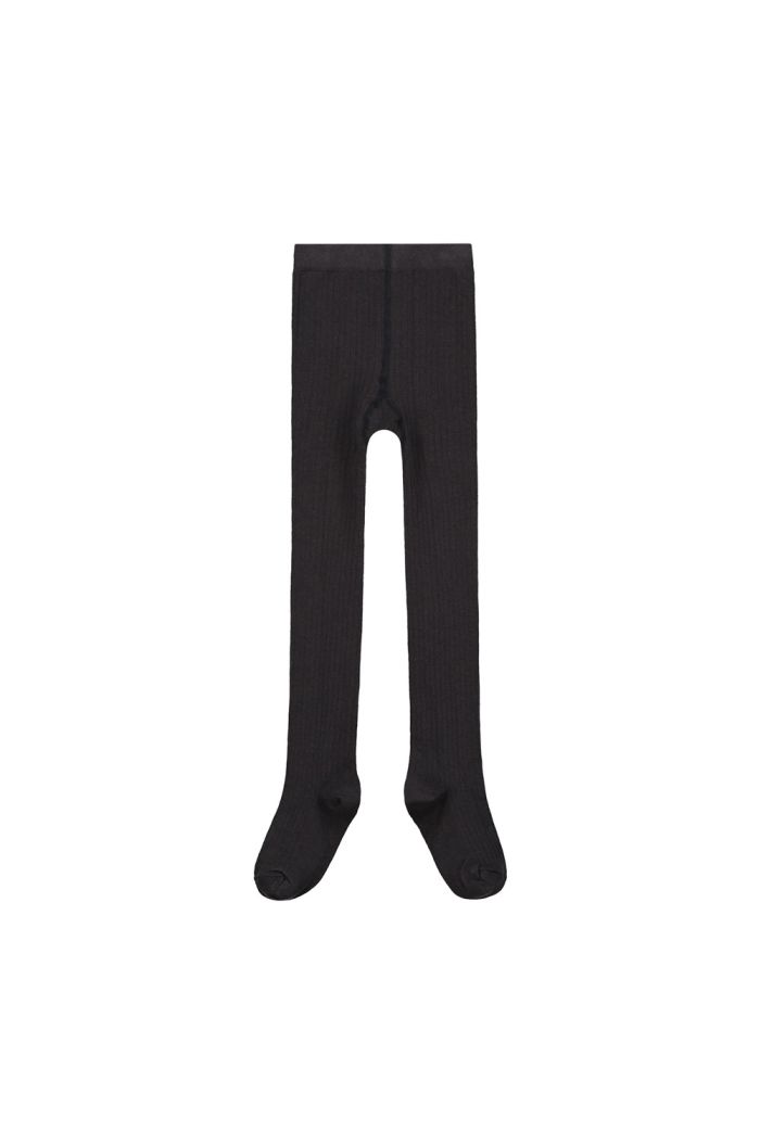Gray Label Ribbed Tights Nearly Black_1
