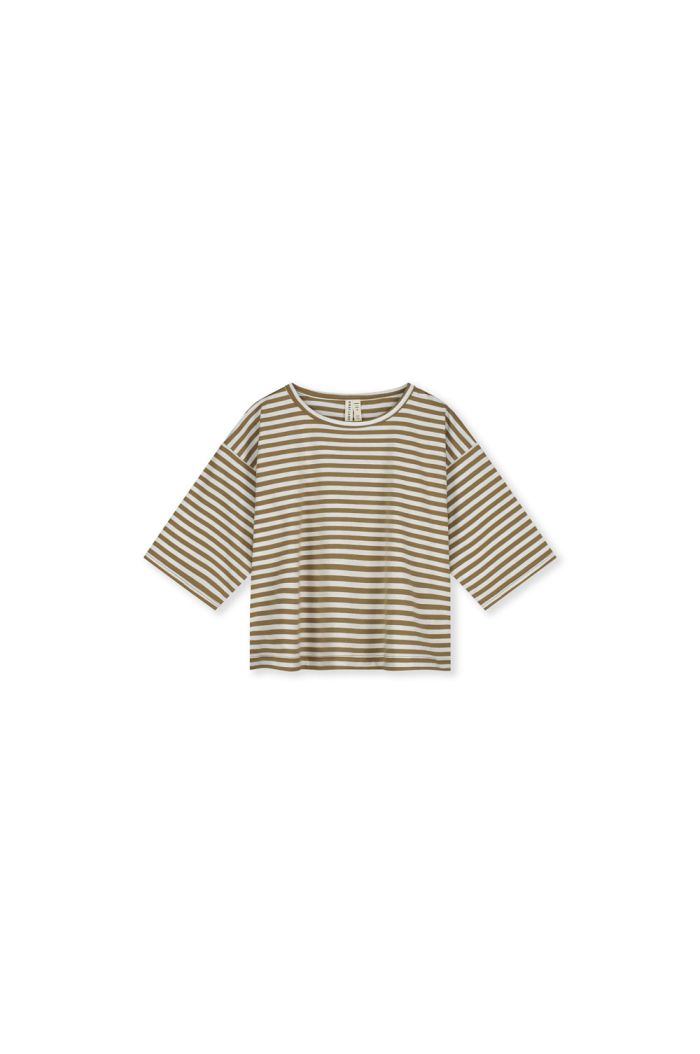 Gray Label Dropped Shoulder Tee Peanut/Off White_1