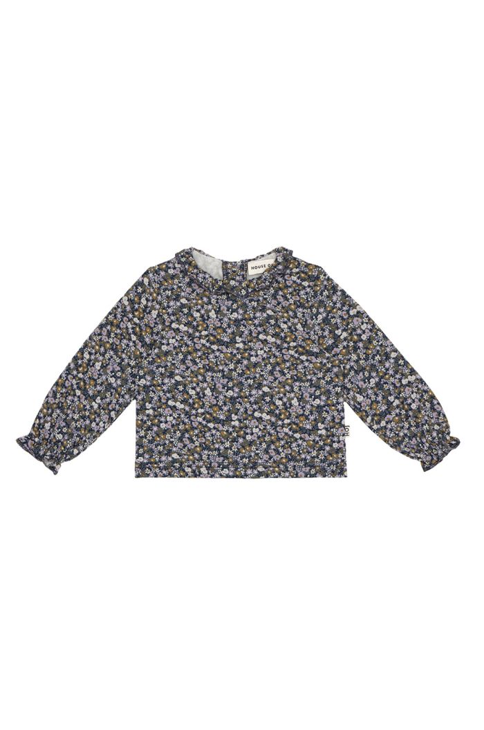 House Of Jamie Baby Frill Collar Jumper Dark Slate Ditsy Floral_1