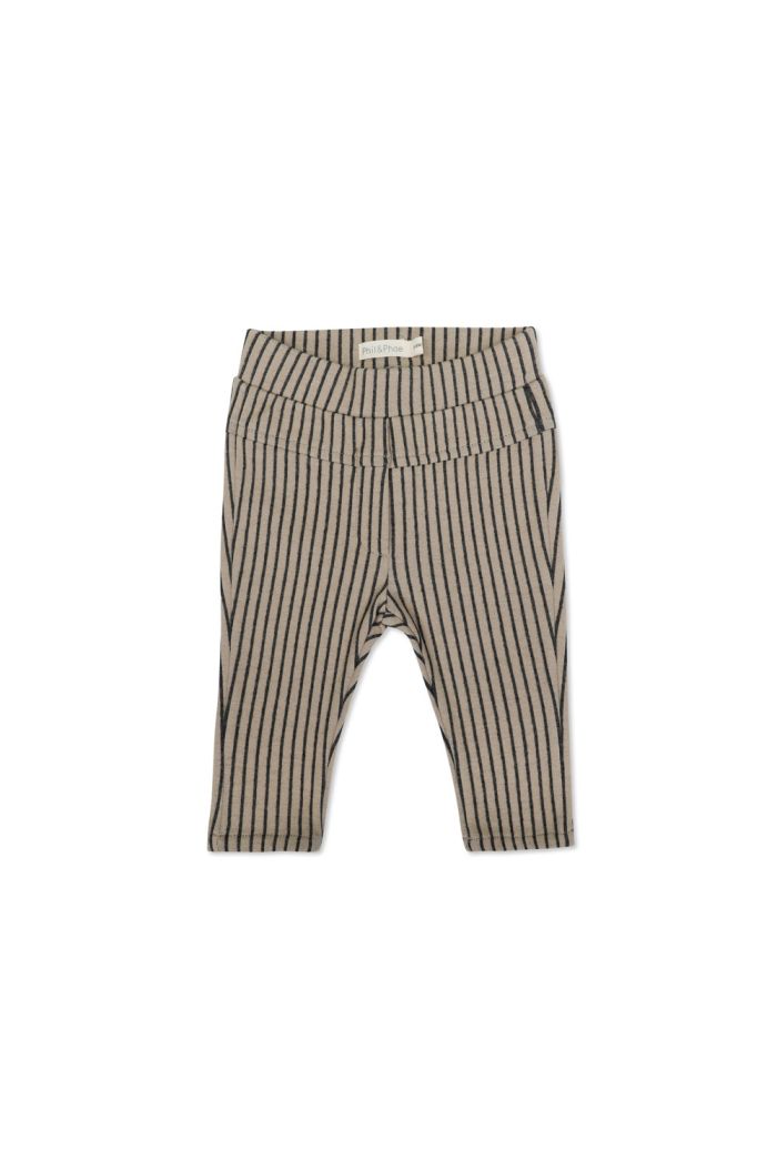 Phil&Phae Tapered baby pants stripes Cashew_1