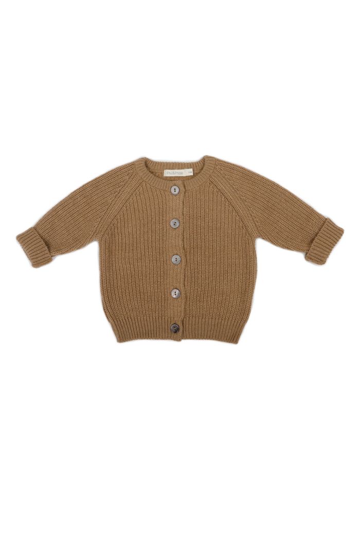 Phil&Phae Cashmere-blend baby cardigan Biscuit_1