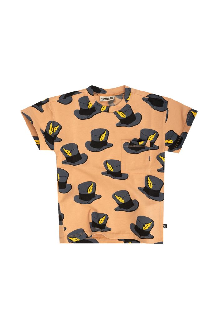 CarlijnQ Crew Neck T-Shirt With Pocket Mr. hat_1