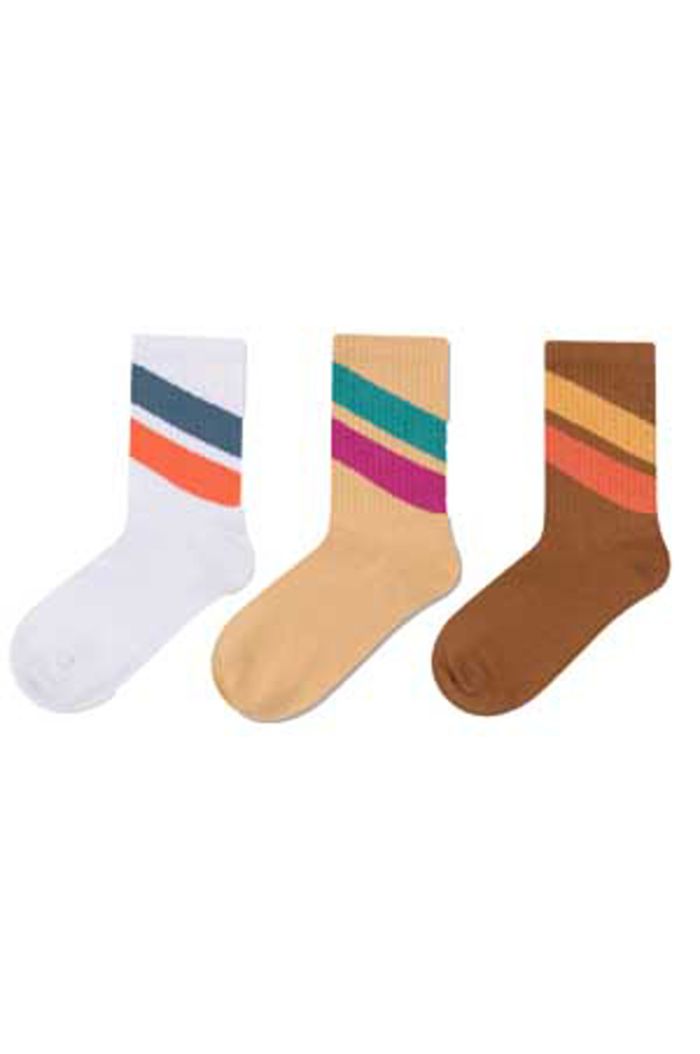 Repose AMS sporty socks 3 pack 3 Pack Stripe_1