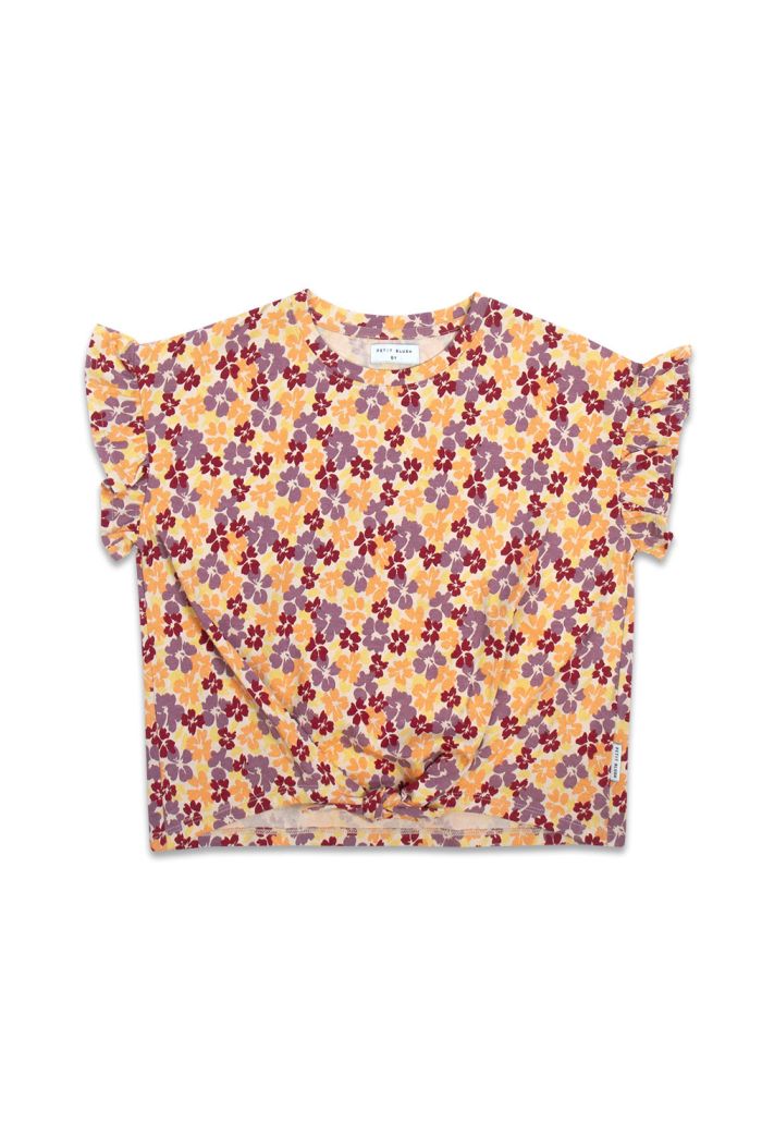 Petit Blush Knot T-shirt Wild Flowers All-over print_1