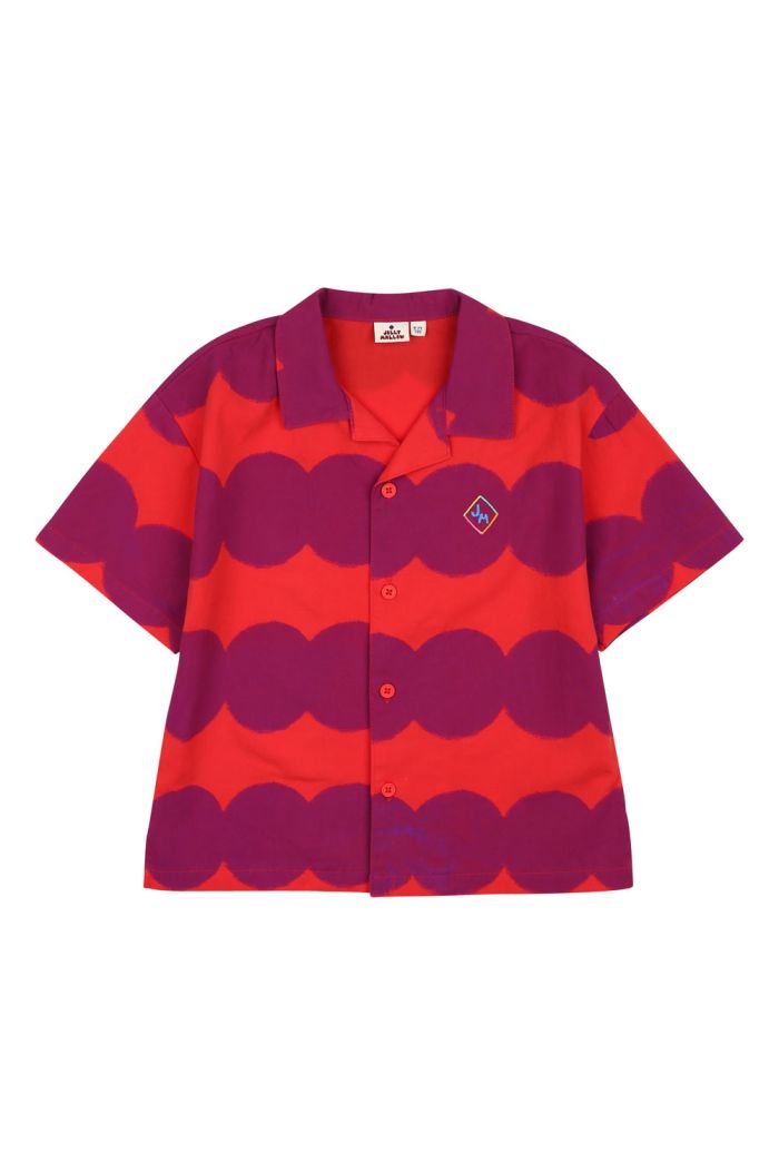 Jelly Mallow Dot Summer Shirt Purple_1