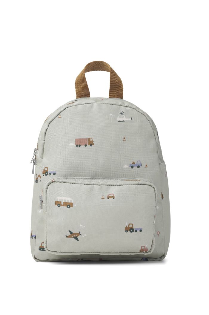 Liewood Allan backpack Vehicles/dove blue mix