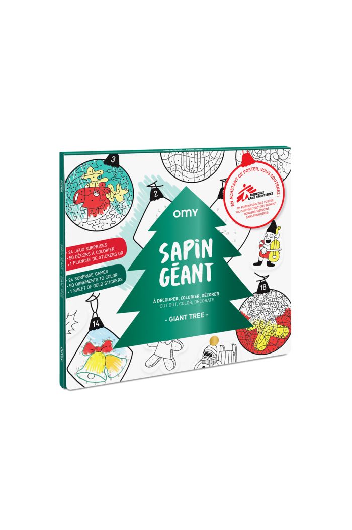 OMY Giant Coloring Poster ChristmasTree