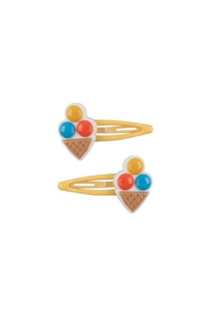 Tinycottons Ice Cream Hair Clips Set Multicolor_1