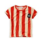 Sproet & Sprout Terry T-shirt stripe Poppy red_1