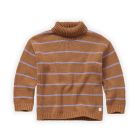 Sproet & Sprout Turtleneck sweater stripe Lion