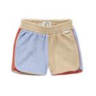 Sproet & Sprout Terry sport short colourblock Biscotti