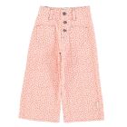 Piupiuchick Flare Trousers Light Pink With Animal Print