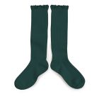 Collegien high socks with lace Fonds Marins