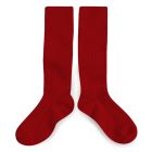 Collegien Knee High Socks Rouge Carmin