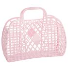 Sun Jellies Retro Basket Large Pink