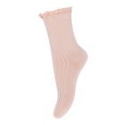 MP Denmark Julia socks with lace 853 Rose dust