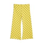 Mini Rodini Polka dot flared trousers Yellow