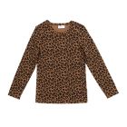 Maed for Mini Longsleeve Chocolate leopard All-over print