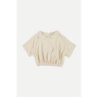 My Little Cozmo Organic toweling top Ivory