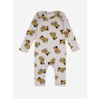 Bobo Choses Mr Birdie all over overall Baby Light Grey