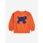 Bobo Choses Big Cat sweatshirt Orange