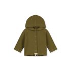 Gray Label Baby Hooded Cardigan Olive Green