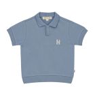 House Of Jamie Relaxed Polo Stone Blue