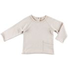 Phil&Phae Raw-edged baby sweater Oatmeal