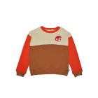 Ammehoela Rocky.50 Sweaters Color-Block-Artic-Cherry
