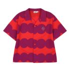 Jelly Mallow Dot Summer Shirt Purple