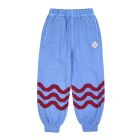 Jelly Mallow Wave Pigment Lounge Pants Blue